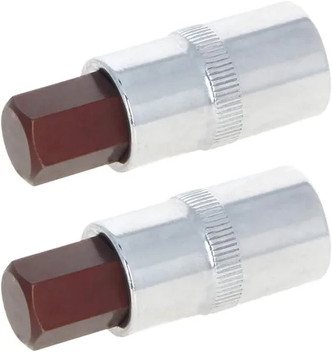 Miniatura 25 de Utoolmart 1/2-Inch Drive x T50 Torx Bit Socket S2 Acero 55mm/2.17" Longitud Auto Reparación Herramienta Listo Impacto 2 Pcs