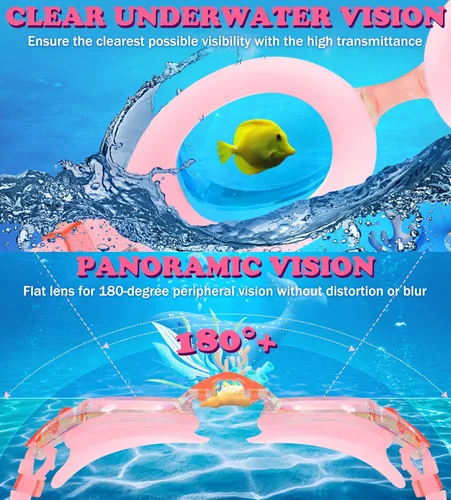 Miniatura 9 de Aegend - Paquete de 2 gafas para niños, gafas de natación para niños de 4 a 16 años, niños y niñas jóvenes, gafas de piscina antivaho, impermeables
