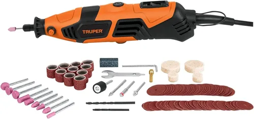 TRUPER CARB-PULA-7A3 Cepillos de carbón de repuesto para pulidora de servicio medio de 7 "1,200 W