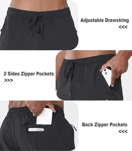 Miniatura 4 de NORTHYARD Men's Fleece Lined Pants Athletic Workout Running Joggers Winter Warm Wind Sweatpants for Active Gym Track Jogging