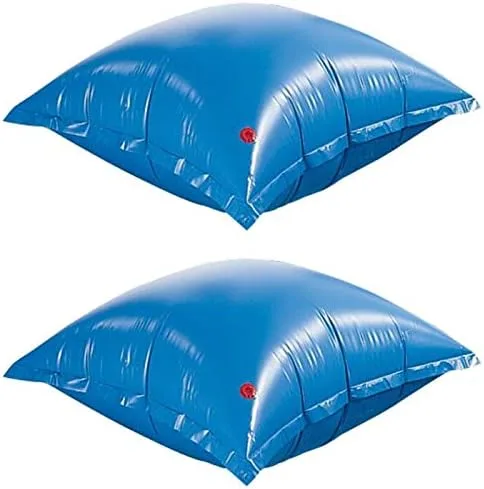 Miniatura 3 de Almohadas de aire para piscinas Material de vinilo resistente azul de 18 Ga. Coloca la almohada de aire debajo de la cubierta de invierno