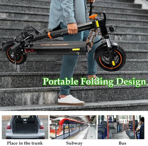 Miniatura 7 de Scooter eléctrico para adultos, 5600 W/1500 W/1200 W/800 W, scooter eléctrico rápido, 46/40/35 MPH velocidad máxima, batería de 27 Ah/20.8 Ah/15.6