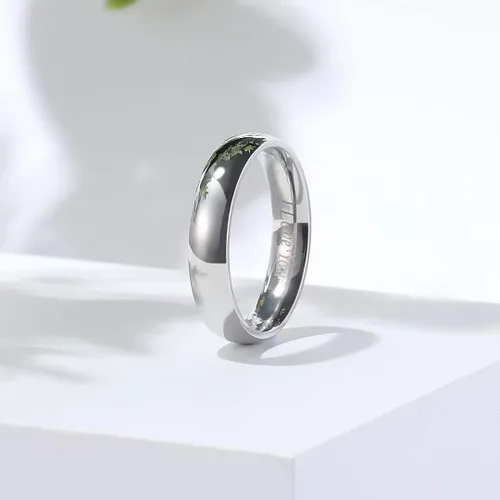 Miniatura 3 de King Will Alianza de boda de acero inoxidable 316L para hombres y mujeres, anillo de boda de 0.31 a 0.315 pulgadas de ancho, chapado en negro