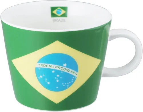 Miniatura 5 de Gekjinsha Sugar Land 10961-2 - Taza con diseño de bandera, Argentina, 12.8 fl oz (380 cc), fabricada en Japón, apta para microondas y lavavajillas