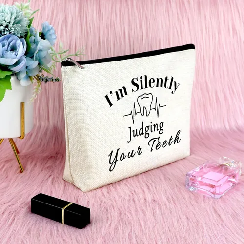 Miniatura 6 de Regalo para dentistas para mujeres, bolsa de maquillaje, regalo dental para mujeres, regalo para asistente dental, regalo de higienista dental