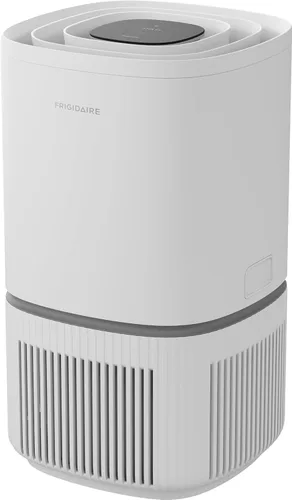 Frigidaire PureA300 purificador de aire HEPA para dormitorios pequeños, cubre hasta 850 pies cuadrados, filtración de 3 etapas, certificación Energy