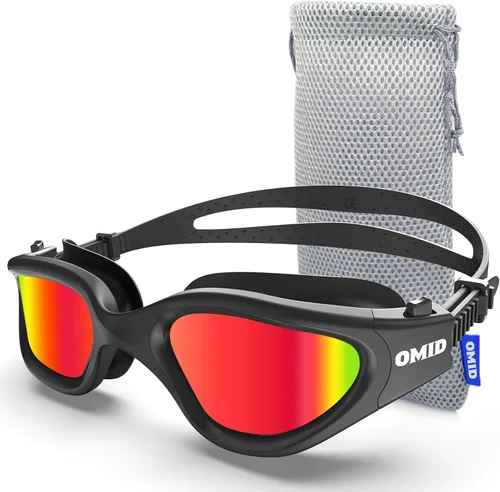 Miniatura 24 de OMID P2 Lite - Gafas de natación cómodas antivaho para hombres, mujeres, adultos y jóvenes Lente B2-azul Marco Blueblack
