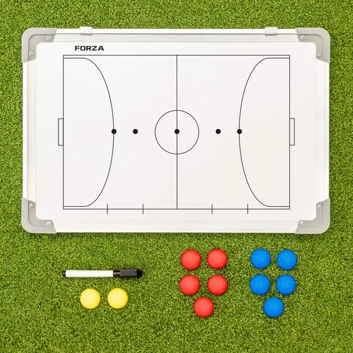 Miniatura 6 de FORZA Pizarra blanca de entrenamiento deportivo de doble cara de 18 x 12 pulgadas 13 opciones deportivas – Marcadores magnéticos, bolígrafo
