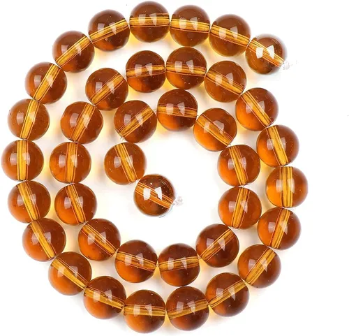 Miniatura 3 de 38 cuentas de piedra natural de 0.394 pulgadas, cuentas redondas sueltas para hacer pulseras, collares, aretes, cuentas de piedra para hacer joyas