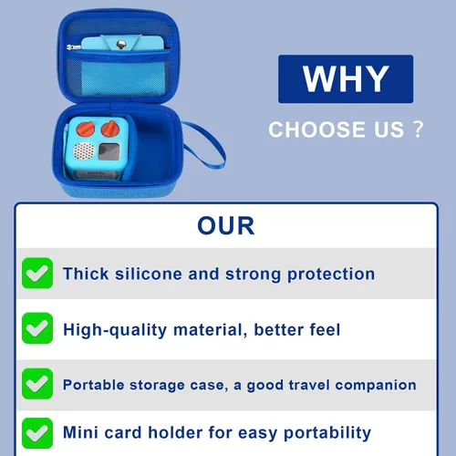 Miniatura 3 de MGZNMTY Estuche de almacenamiento de viaje y funda de silicona gruesa compatible con Yoto Mini Player, reproductor de audio y música para niños