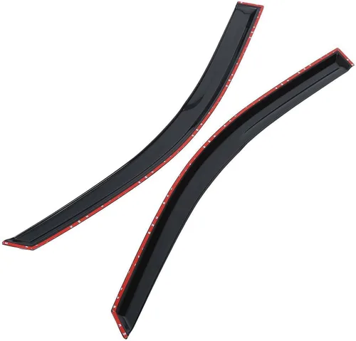 Miniatura 4 de Viseras adhesivas de ventana compatibles con Honda Civic Coupe 2012-2015 serie 2 puertas, deflector de ventana, protector de lluvia ahumado
