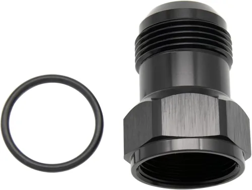 Miniatura 11 de Aluminio 3AN hembra a 3AN macho extensor de montaje, conector adaptador de extensiones AN3 con anillo tórico, negro
