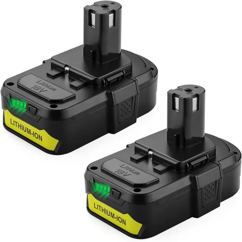 Miniatura 8 de energup Paquete de 2 baterías de repuesto de 3.8Ah para baterías Ryobi de 18 V P108 P104 P105 P102 P103 P122 P109