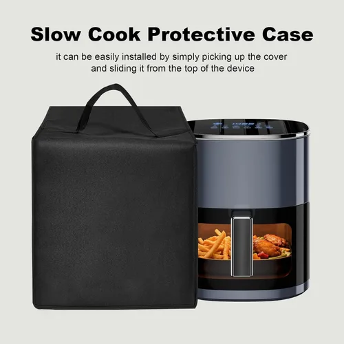 Miniatura 2 de Cubierta antipolvo para olla a presión eléctrica para freidora de aire Chefman TurboX 4 en 1, resistente al agua, funda de nailon impermeable