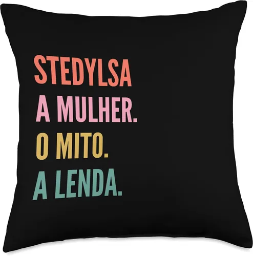 Miniatura 4 de Funny Portuguese First Name Design - Stedylsa Throw Pillow