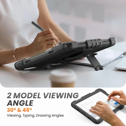 Miniatura 4 de HXCASEAC Funda para Lenovo Idea Tab 11, Tab M11/K11 (TB336FU/TB330FU), diseño a prueba de golpes, protector de pantalla, soporte integrado, soporte