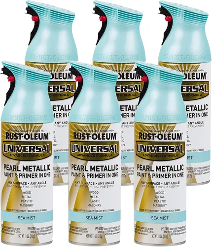 Miniatura 168 de Rust-Oleum 245197 Pintura en aerosol universal para todas las superficies, 12 onzas, negro satinado