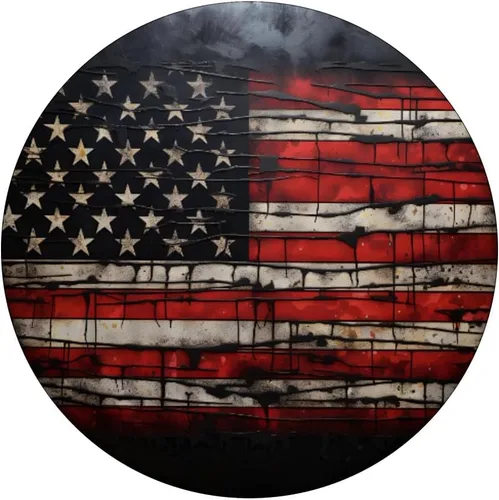 Miniatura 3 de PopSockets PopGrip intercambiables con la bandera estadounidense vintage de Estados Unidos