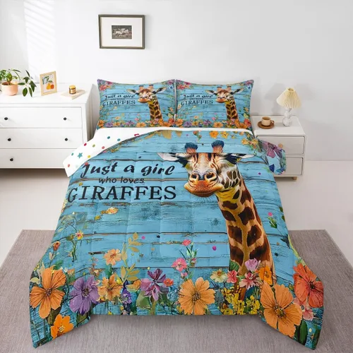Miniatura 14 de Erosebridal Juego de ropa de cama de oso polar, tamaño individual, juego de edredón de oso blanco con patrón de animales, edredón de microfibra Oso