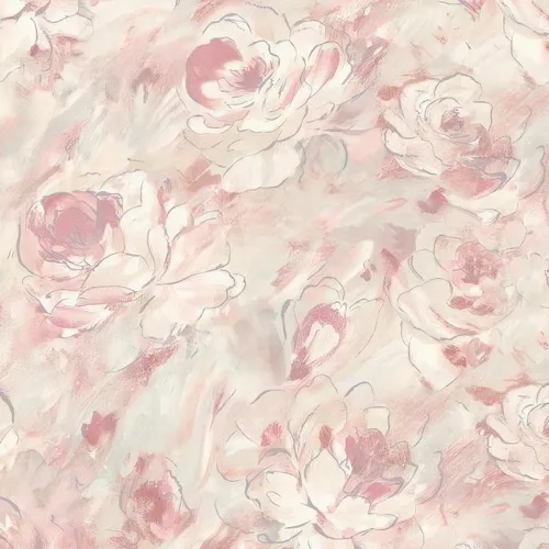 Miniatura 20 de Hopepak Papel Tapiz Floral Despegar y Pegar para Dormitorio Estilo Moderno Granja Papel de Pared con Flores Autoadhesivo Removible Papel de Contacto