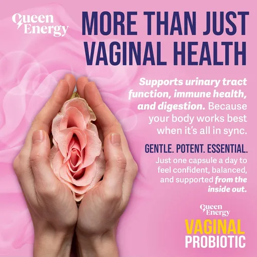 Miniatura 6 de Queen Energy Probiótico vaginal - Apoya el equilibrio del pH, el control de olores y la salud digestiva - 30 cápsulas
