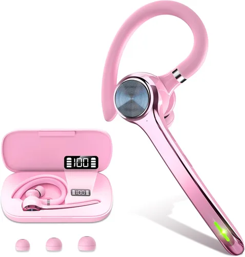 Miniatura 9 de HEIBAS Auriculares Bluetooth, Auriculares inalámbricos Bluetooth con estuche de carga de 500mAh, tiempo de conversación de 72 horas, micrófono