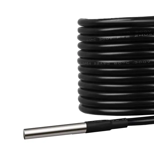 Miniatura 3 de Sensor de temperatura de batería Renogy para controladores de carga solar Renogy, 118×0.03×0.03 pulgadas, Compatible con controladores de carga