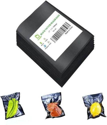 CANLENPK - Mini bolsas selladoras al vacío de 2.7 x 4 pulgadas, pequeña bolsa de almacenamiento de alimentos precortada, sellado de frutos secos de