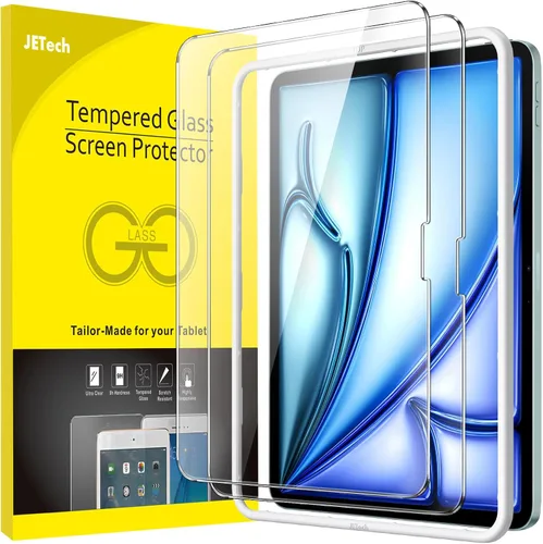 Miniatura 11 de JETech Protector de pantalla para iPad (9.7 pulgadas, modelo 2018/2017, 6ª/5ª generación), Air 2/1, Pro 9.7 pulgadas, película de vidrio templado