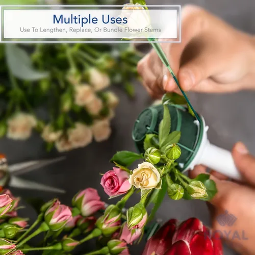 Miniatura 5 de Royal Imports Estaca para plantas de madera verde, púas florales, letreros de madera para jardín (aproximadamente 100 piezas) - 4 pulgadas