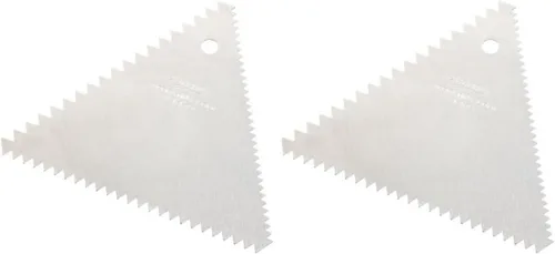 Miniatura 4 de Ateco 1447 peine decorador y distribuidor de glaseado., Plateado