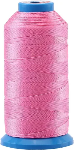 Miniatura 7 de Selric [1500 yardas/recubierto/sin desenredo/22 colores disponibles] Hilos de nailon prensado resistentes #69 T70 tamaño 210D/3 para tapicería