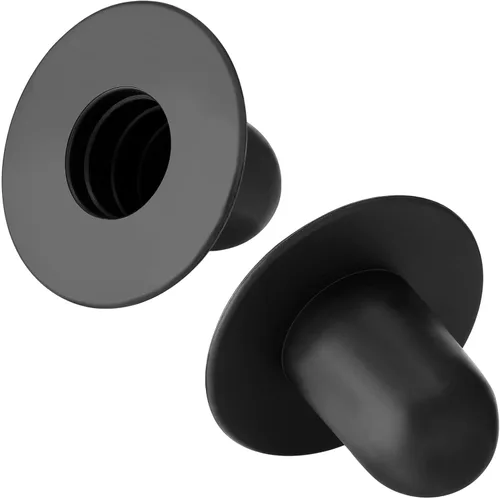 Bigmeta 2 tapones de orificio de filtro de bomba de piscina para piscina sobre el suelo, compatibles con piscinas Intex Coleman Bestway (negro)