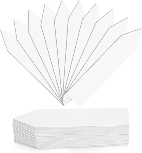 Foraineam 1000 etiquetas de plástico para plantas de 4 pulgadas, etiquetas de jardín para viveros, marcadores de maceta, etiquetas de estaca de