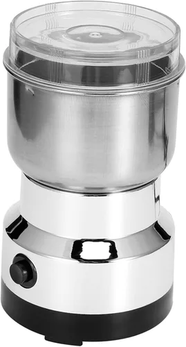 Miniatura 9 de Molinillo de café eléctrico, molino de grano de acero inoxidable, licuadora eléctrica de granos de café, trituradora de granos automática