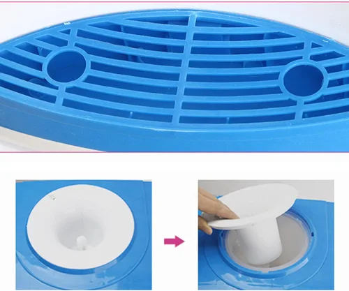 Miniatura 8 de Dispensador de agua de carga superior, mini dispensador de agua compacto, dispensador eléctrico de agua fría caliente de escritorio para oficina