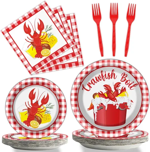 Miniatura 11 de Juego de 96 piezas de suministros para fiesta de delfín, platos de delfín, servilletas, tenedores, papel desechable, para postres, pasteles, vajilla