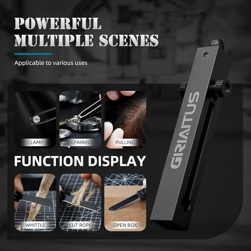 Miniatura 7 de EDC Cuchillo de Bolsillo 2 en 1 Llavero Pinzas de Precisión Multiherramienta Cortador de Cajas Retráctil Multi Herramienta Cuchillo Utilitario