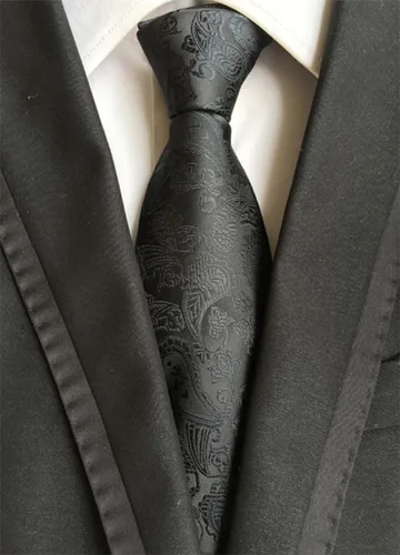 Miniatura 10 de WeiShang Lote de 6 corbatas clásicas de seda para hombre, corbatas tejidas jacquard