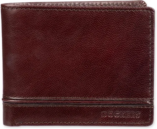 Miniatura 21 de Dockers Mens piel Capacidad extra Slimfold Bifold Wallet
