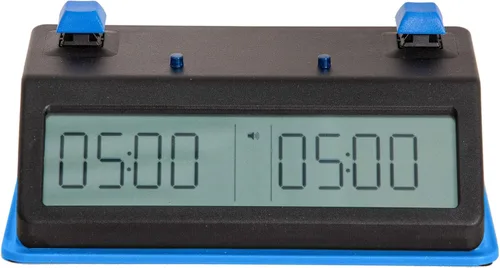 Miniatura 2 de Tap N Set - Reloj digital de ajedrez (botón - azul y azul)