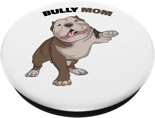 Miniatura 2 de American Bully Mamá Perro Mamá Divertido PopSockets PopSockets Swappable PopGrip