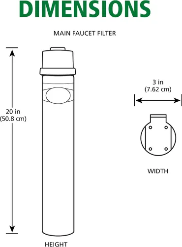 Miniatura 5 de AO Smith Filtro de agua para grifo de fregadero - Sistema avanzado de filtro de agua de conexión directa debajo del fregadero - La filtración