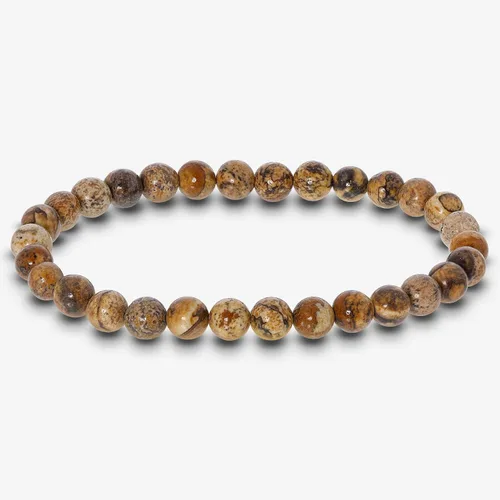 Miniatura 614 de Gem Avenue Handmade Round Bead Stretch Bracelet Unisex Natural Stone Beaded Jewelry for Men & Women, Elastic Wristband for Daily Wear