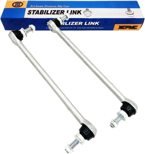 Miniatura 25 de K750523 Kit de enlace de extremo de barra estabilizadora de balancín delantera, 2 piezas, repuesto automotriz izquierdo derecho compatible
