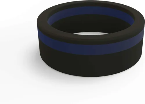 Miniatura 49 de QALO - Colección de anillos de silicona clásicos para hombre