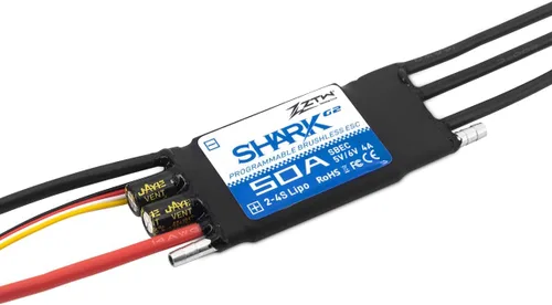 Miniatura 12 de ZTW Shark G2 Series 100A Bi-Direction Refrigeración por agua ESC sin escobillas con SBEC 8A/5V para barco RC y otros proyectos de bricolaje