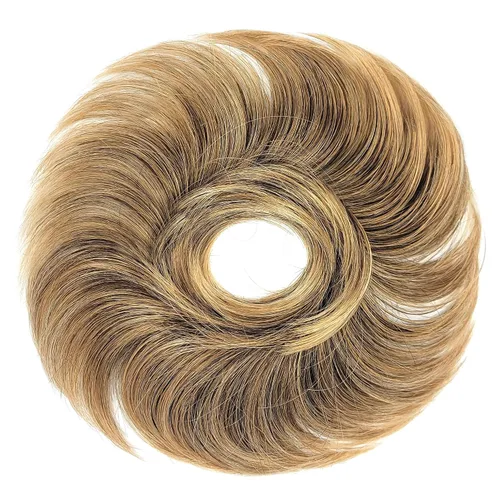 Miniatura 26 de HAIR COUTURE Avanti Moño desordenado - Pieza de extensión sintética instantánea, con pelo rizado ondulado postizo para mujeres