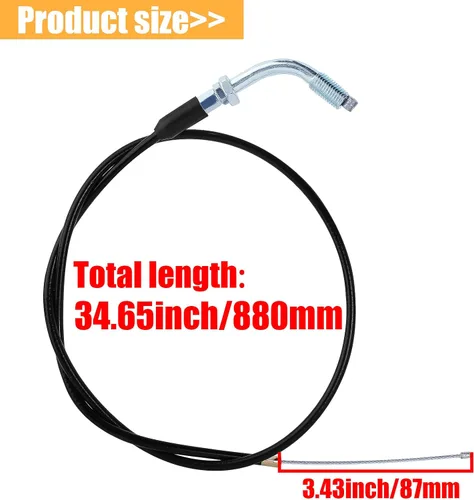 Miniatura 2 de Cable del acelerador para 49cc 50cc 70cc 90cc 110cc 125cc 140cc 150cc 200cc Pit Dirt Pocket Bike de 4 tiempos CRF50 CRF70 CRF80 XR50 XR70 XR80 SDG