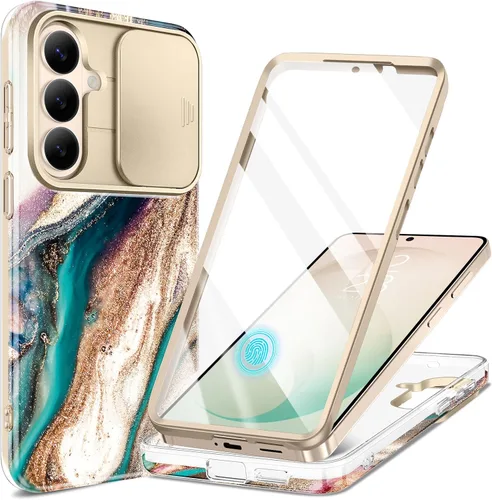 Miniatura 17 de GVIEWIN Funda para Samsung Galaxy S26 Plus, [cubierta deslizante para cámara y protector de pantalla integrado] [grado militar a prueba de golpes]
